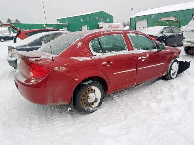 1G1AD5F54A7221188 - 2010 CHEVROLET COBALT 1LT RED photo 4