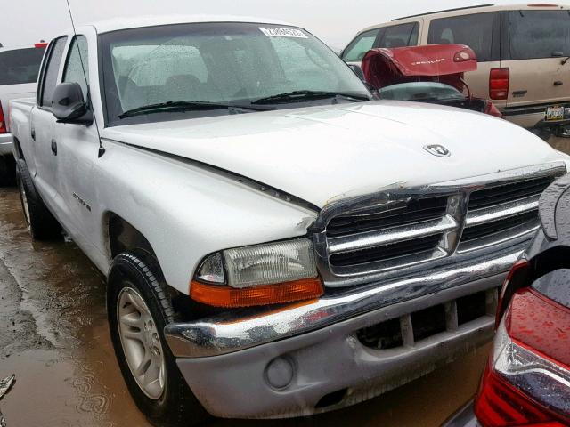 1B7GL2AN91S101572 - 2001 DODGE DAKOTA QUA WHITE photo 1