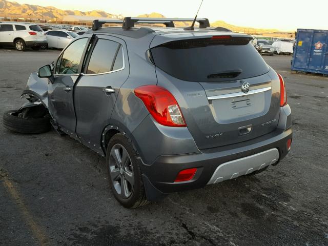 KL4CJDSB4EB519039 - 2014 BUICK ENCORE PRE CHARCOAL photo 3