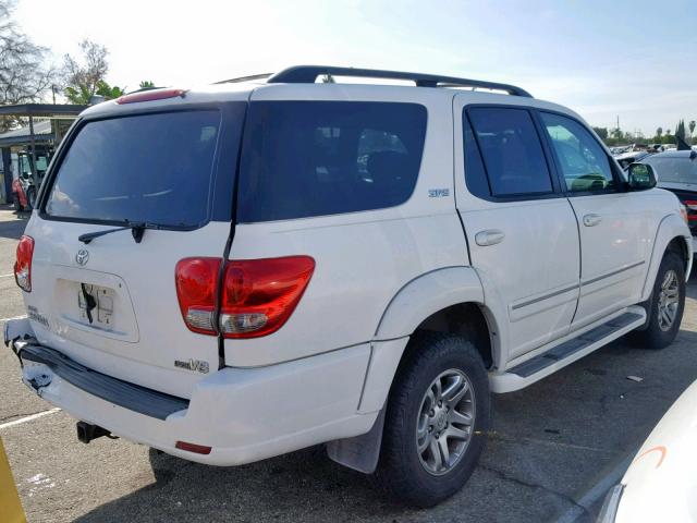 5TDZT34A56S269491 - 2006 TOYOTA SEQUOIA SR 白色 照片 4