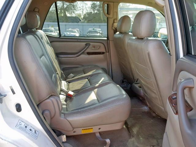 5TDZT34A56S269491 - 2006 TOYOTA SEQUOIA SR 白色 照片 6