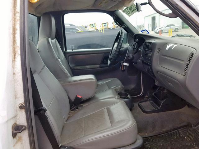 1FTYR10D25PA73192 - 2005 FORD RANGER WHITE photo 5