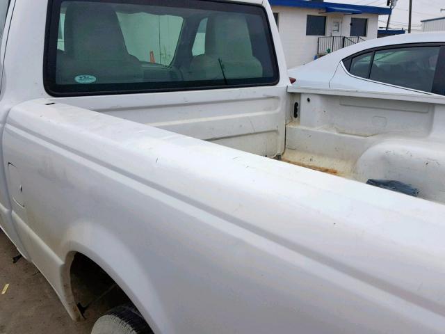 1FTYR10D25PA73192 - 2005 FORD RANGER WHITE photo 9