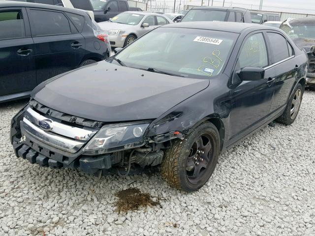 3FAHP0HA4AR218364 - 2010 FORD FUSION SE BLACK photo 2