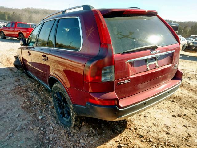 YV4CZ852671332490 - 2007 VOLVO XC90 V8 RED photo 3