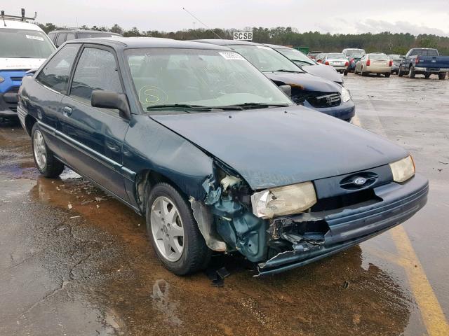 3FASP11J1TR124757 - 1996 FORD ESCORT LX GREEN photo 1