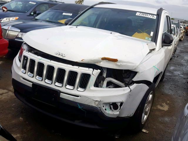 1C4NJCBA1ED844994 - 2014 JEEP COMPASS SP 白色 照片 2