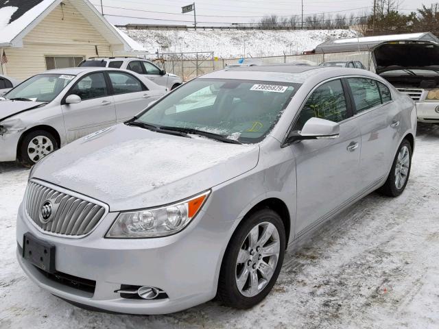 1G4GC5ED0BF312443 - 2011 BUICK LACROSSE C SILVER photo 2