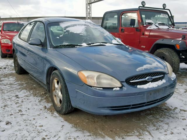 1FAFP55UXYA263493 - 2000 FORD TAURUS SES BLUE photo 1