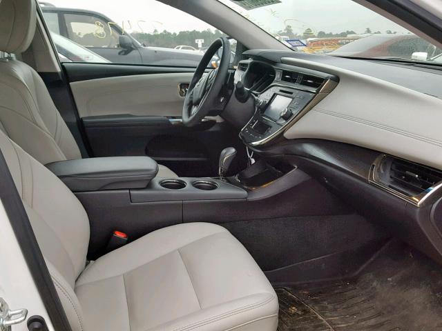 4T1BK1EB3JU273233 - 2018 TOYOTA AVALON XLE WHITE photo 5