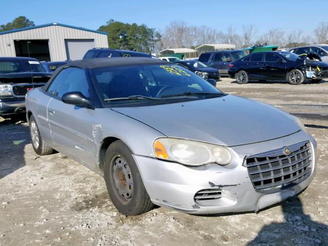 1C3EL45X94N213424 - 2004 CHRYSLER SEBRING LX SILVER photo 1