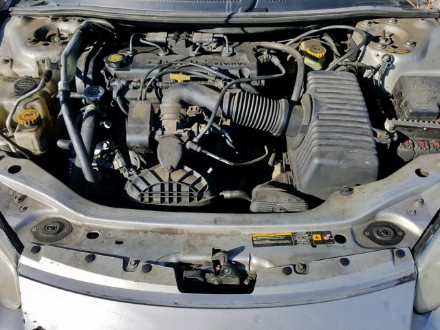 1C3EL45X94N213424 - 2004 CHRYSLER SEBRING LX SILVER photo 7