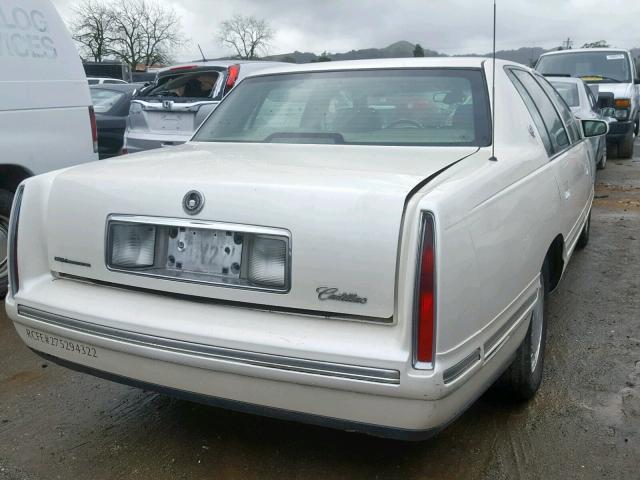 1G6KD54Y5XU790007 - 1999 CADILLAC DEVILLE WHITE photo 4