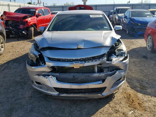 1G11C5SL8EF147129 - 2014 CHEVROLET MALIBU 1LT ვერცხლისფერი ფოტო 9