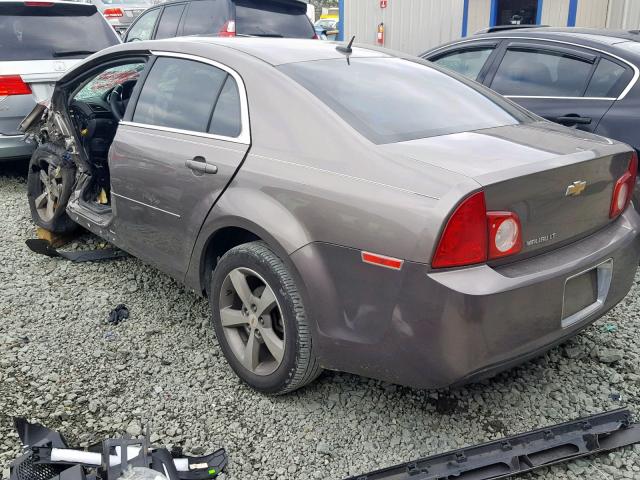 1G1ZC5E17BF159572 - 2011 CHEVROLET MALIBU 1LT ნაცრისფერი ფოტო 3