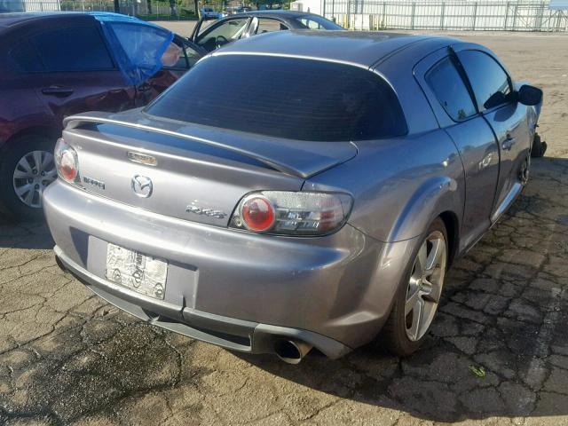 JM1FE173550160139 - 2005 MAZDA RX8 SILVER photo 4