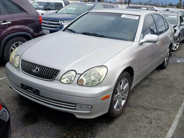 JT8BD69S740201080 - 2004 LEXUS GS 300 GRAY photo 2