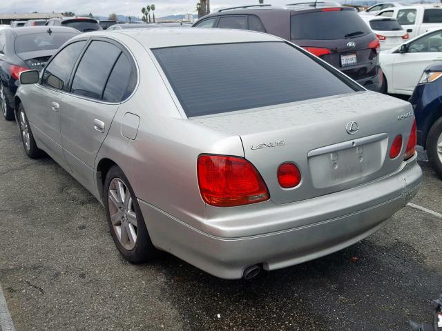 JT8BD69S740201080 - 2004 LEXUS GS 300 GRAY photo 3