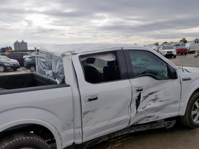 1FTEW1CG2FFC46685 - 2015 FORD F150 SUPER WHITE photo 9