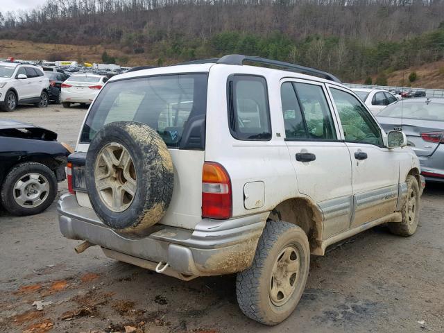 2CNBJ634026933345 - 2002 CHEVROLET TRACKER LT WHITE photo 4