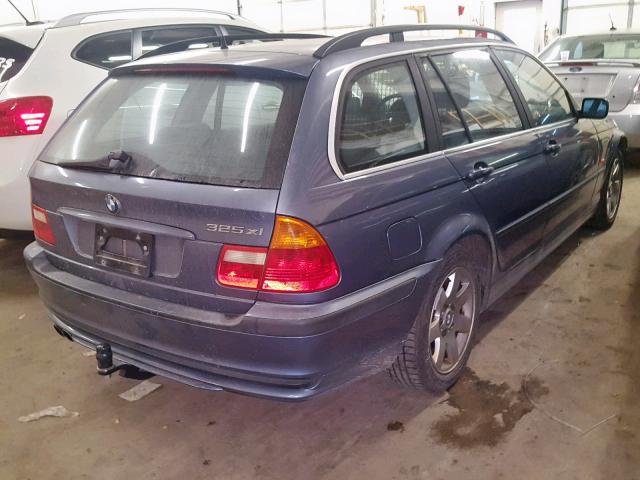 WBAAW33471EN80688 - 2001 BMW 325 IT BLUE photo 4