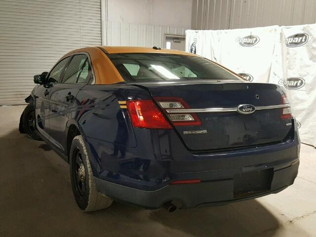 1FAHP2MT6DG124324 - 2013 FORD TAURUS POL BLUE photo 3