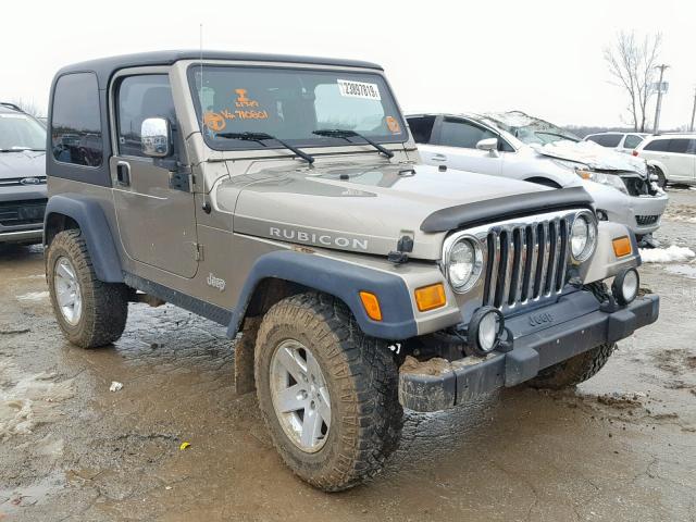 1J4FA69S24P710801 - 2004 JEEP WRANGLER / GOLD photo 1