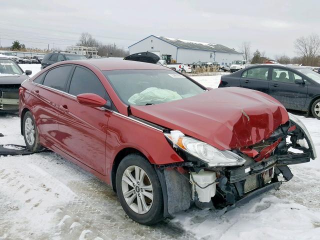 5NPEB4AC4BH146360 - 2011 HYUNDAI SONATA GLS RED photo 1