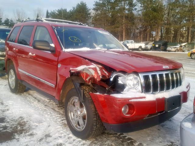 1J8HR58255C661274 - 2005 JEEP GRAND CHER RED photo 1