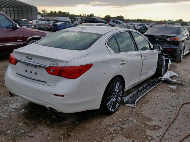 JN1FV7AP4GM420415 - 2016 INFINITI Q50 RED SP WHITE photo 4