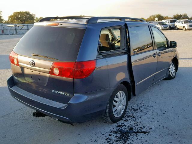 5TDZA23C46S502103 - 2006 TOYOTA SIENNA GRAY photo 4