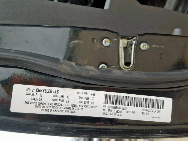 1B3HB28B88D782391 - 2008 DODGE CALIBER BLACK photo 10