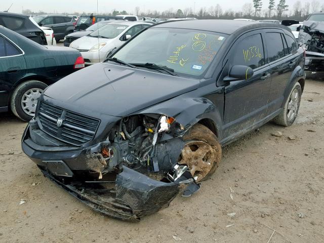 1B3HB28B88D782391 - 2008 DODGE CALIBER BLACK photo 2