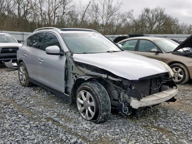 JNKAJ09E08M301077 - 2008 INFINITI EX35 BASE SILVER photo 1