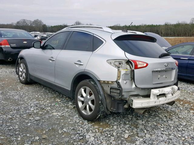 JNKAJ09E08M301077 - 2008 INFINITI EX35 BASE SILVER photo 3