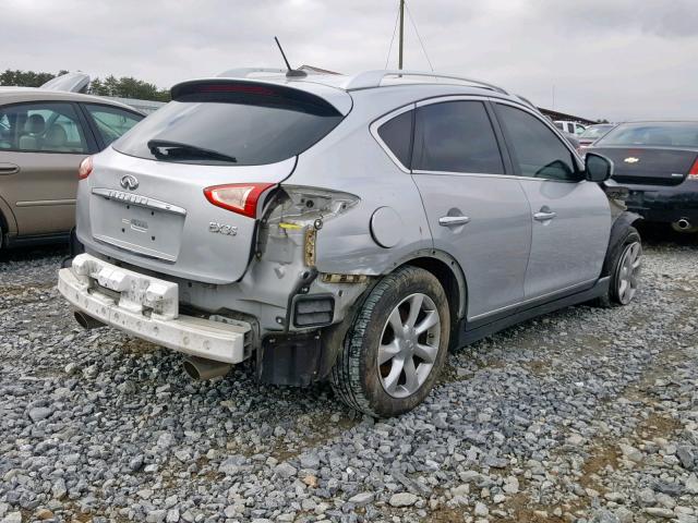 JNKAJ09E08M301077 - 2008 INFINITI EX35 BASE SILVER photo 4