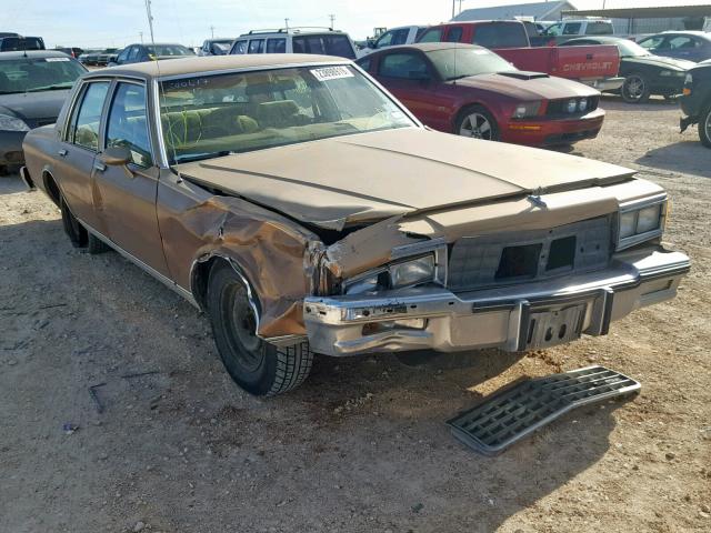 2G1BN69HXF9124418 - 1985 CHEVROLET CAPRICE CL GOLD photo 1