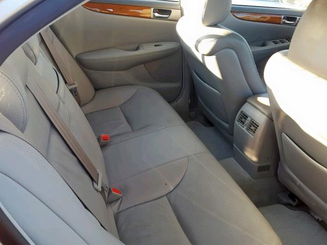 JTHBA30G955141016 - 2005 LEXUS ES 330 SILVER photo 6