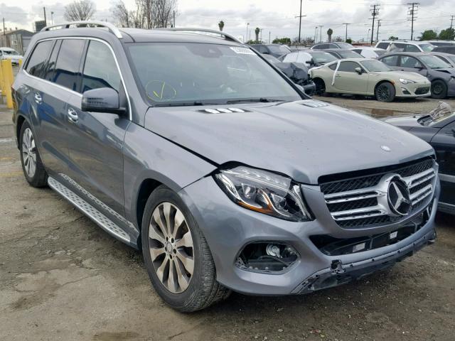 4JGDF6EE0HA875040 - 2017 MERCEDES-BENZ GLS 450 4M GRAY photo 1