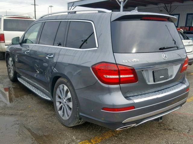 4JGDF6EE0HA875040 - 2017 MERCEDES-BENZ GLS 450 4M GRAY photo 3