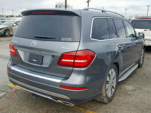 4JGDF6EE0HA875040 - 2017 MERCEDES-BENZ GLS 450 4M GRAY photo 4