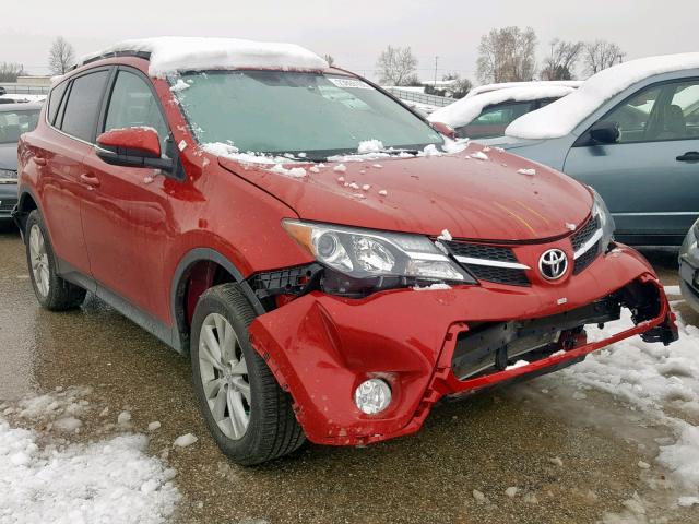 2T3DFREV6EW136919 - 2014 TOYOTA RAV4 LIMIT RED photo 1