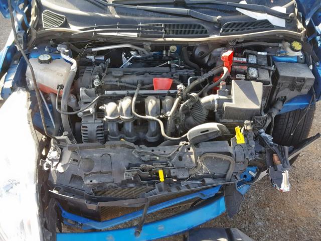 3FADP4EJ9DM119051 - 2013 FORD FIESTA SE BLUE photo 7