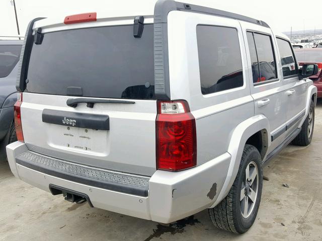 1J8HH48N88C156566 - 2008 JEEP COMMANDER Gümüş foto 4