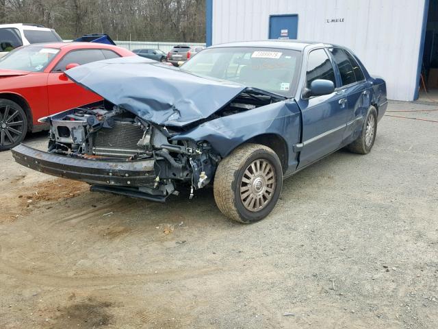 2MEFM74V97X615637 - 2007 MERCURY GRAND MARQ BLUE photo 2