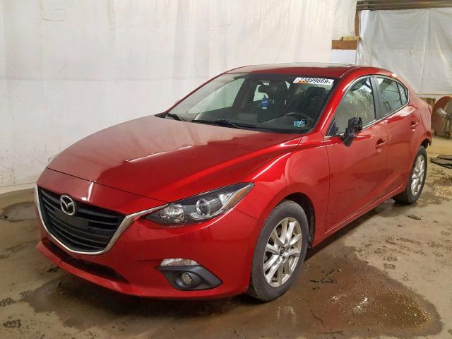 3MZBM1V73GM250507 - 2016 MAZDA 3 TOURING RED photo 2