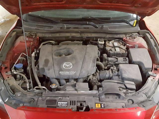 3MZBM1V73GM250507 - 2016 MAZDA 3 TOURING RED photo 7