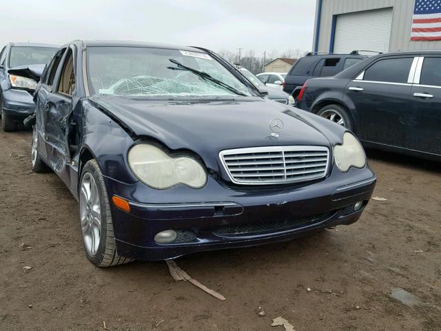 WDBRF64J91F081816 - 2001 MERCEDES-BENZ C 320 BLUE photo 1