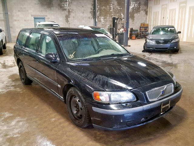 YV1SW58D412039041 - 2001 VOLVO V70 2.4T BLACK photo 1