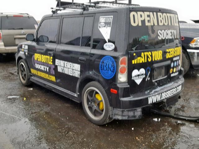 JTLKT334354013619 - 2005 TOYOTA SCION XB Қара фото 3